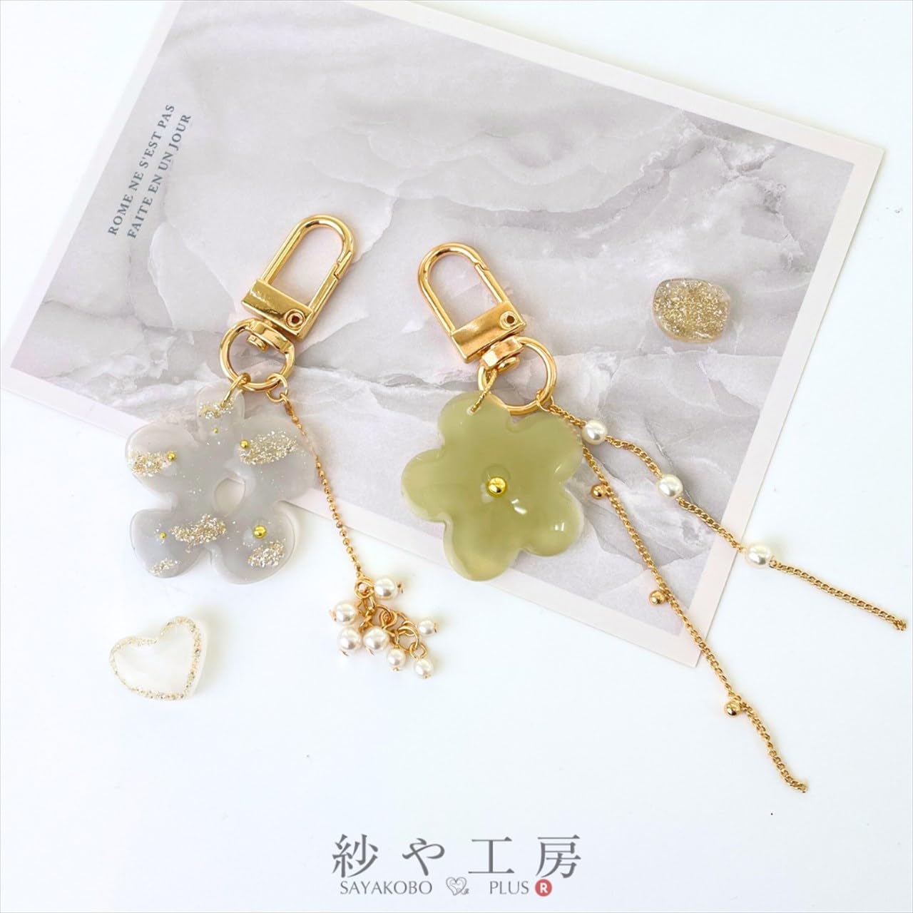 Amazon.co.jp: 紗や工房 シリコンモールド フラワー 花 レジン